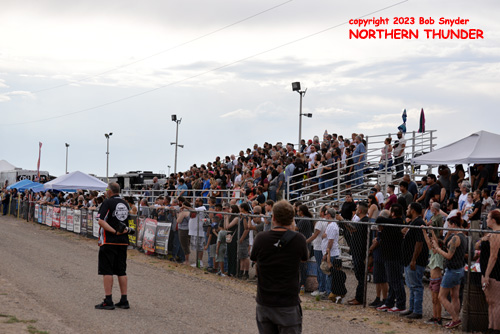 Spectators standing